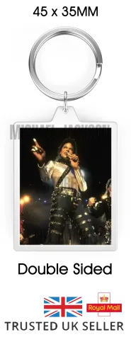 Michael Jackson Keyring : Bad Tour Live Bad011