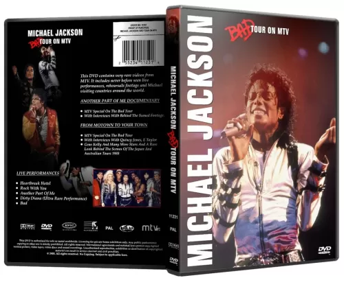 Michael Jackson DVD Bad Tour On MTV DVD