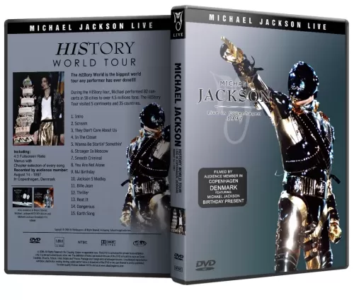 Michael Jackson DVD HIStory Tour Live In Copenhagen 1997 Birthday Concert DVD