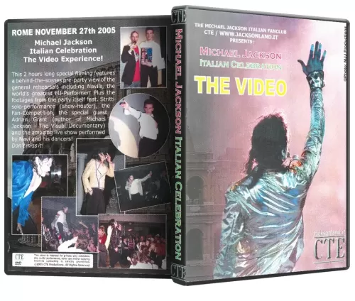 Michael Jackson DVD CTE Fanclub Italian Fanclub Party DVD