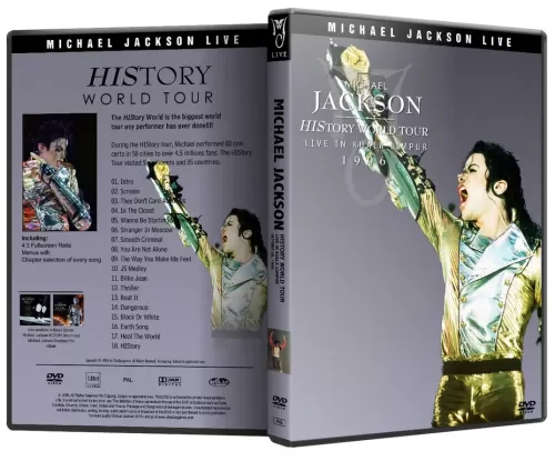 Michael Jackson DVD HIStory Tour Live In Kuala Lumpur 2nd Night 1996 DVD