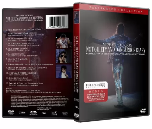 Michael Jackson DVD Not Guilty DVD