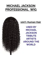 Michael Jackson Professional Real Hair Wig WIG001