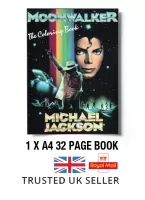 Michael Jackson Moonwalker Colouring Book Reproduction