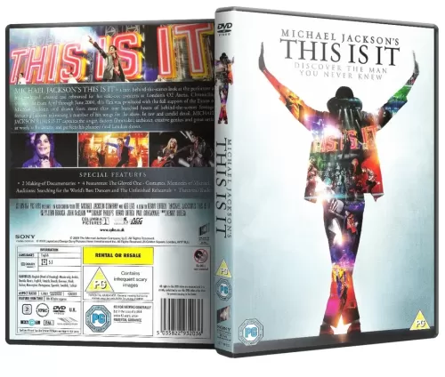 Michael Jackson DVD This Is It DVD