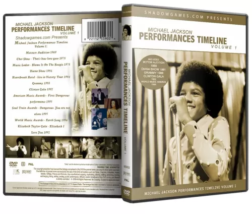 Michael Jackson DVD Performances Timeline Volume 1 DVD