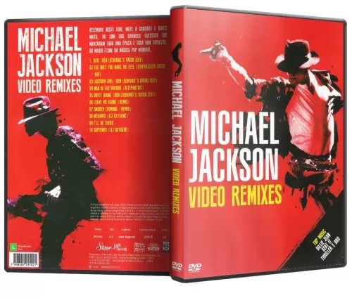 Michael Jackson DVD The Video Remixes DVD